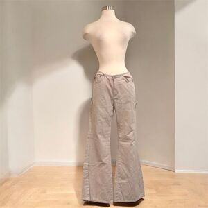 Vintage Bongo Tan Khaki Low Rise Flare Carpenter Pants 9/10 Cargo
